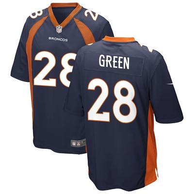 Art Green Men's Nike Orange Denver Broncos Custom Game Jersey - Yahoo  Shopping