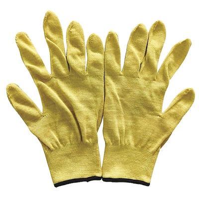 Condor 6AC97 Cut Resistant Gloves,Yellow/Black,L,PR