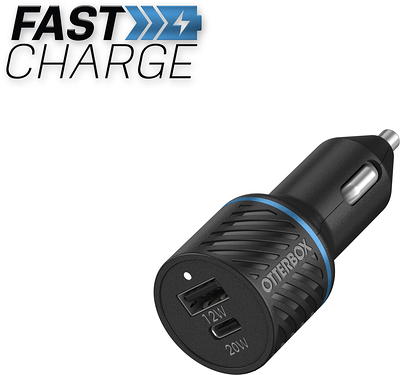 Official Xiaomi Black 37W USB-A Dual Port Car Charger