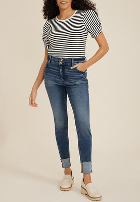 edgely™ Super High Rise Ripped Relaxed Flare Jean