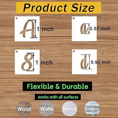 4 Inch Letter Stencils and Numbers, 36 Pcs Alphabet Stencils Reusable  Plastic Drawing Templates Kits for Painting on Wood, Wall, Canvas,  Chalkboard, Signage - Yahoo Shopping