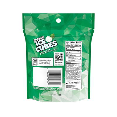 ICE BREAKERS ICE CUBES Snow Cone Sugar Free Gum, 3.24 oz bottle