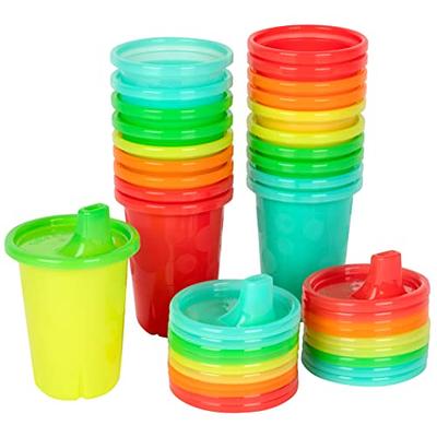 Tegion Mini Short Pinch Test Passed 5.5 Replacement Reusable Toddlers&  Kids&Baby Silicone Small Straws for The First Years Take & Toss Spill Proof  Straw Cup-Safe Fun for Baby Teething Chewing Netural Color