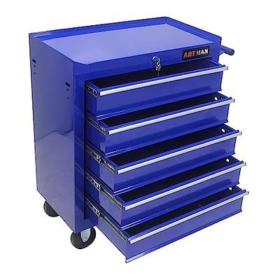 INTERGREAT Rolling Tool Chest with Wheels and 8 Drawers, Detachable Large  Tool Cabinet with Lock for Garage, Locking Mechanic Tool Cart with Black