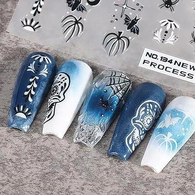 Halloween Nail Art Sticker Decals 3D Self-adhesive White Ghost Skull Love  Face Pumpkin Design Nail Decals Self-Adhesive Nail Art Set Nail Art Sticker  Decoration for Women Manicure Accessories Supplies - Yahoo Shopping