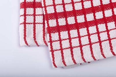 Terry Kitchen Towels 100% Cotton Dish Towels, 25 x 15 in, 400 gsm