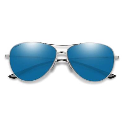 Smith Langley Lifestyle Sunglasses - Silver | Chromapop Polarized