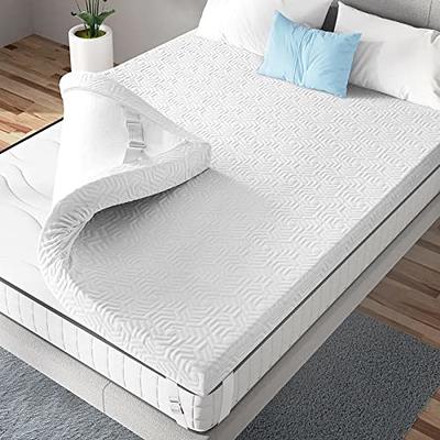 Dreamsmith 2 Inch Gel Memory Foam Mattress Topper Queen, Soft Cooling Bed  Mattress Topper with Removable Washable Cover & Adjustable Straps,  CertiPUR-US Certified, Queen - Yahoo Shopping