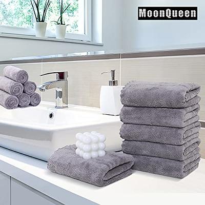 6 Pack Premium Large Hand Towels 600 GSM Cotton 16 x 28 Inches Utopia Towels