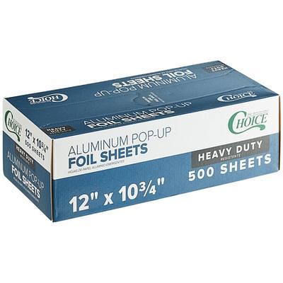 Peak Pre-Cut Aluminum Foil Sheets - 12 X 10.75 (500 Ct)