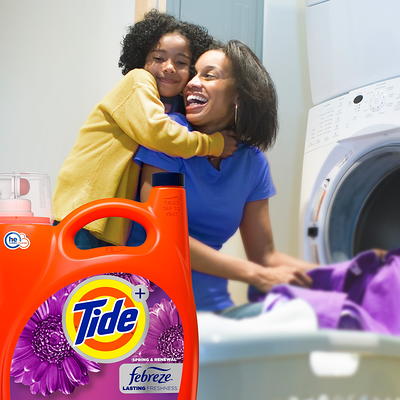 Tide Plus Febreze Spring & Renewal Liquid Laundry Detergent, 94 Loads, 146 fl  oz - Yahoo Shopping