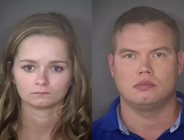Cheyanne and James Chalkley were both arrested after bruises were found on the children by authorities: Bexar County Jail