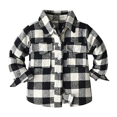 Junsyuffk Graphic T Shirts Toddler Baby Boys Girls Flannel Plaid Shirts  Jacket Button Down Lapel Coats Long Sleeve Fall Winter Clothes White Shirts  For Tie Dye - Yahoo Shopping