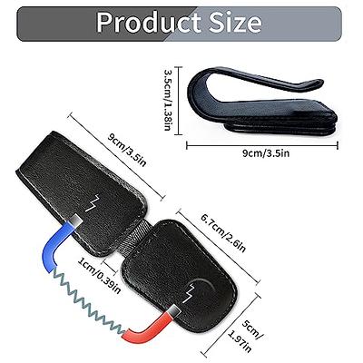 TILDOSAC Sunglass Holder Organizer Clip for Car Visor, Durable and Scratch  Resistant Sunglasses Organizer with Magnetic Clip, Black Car Interior  Essentials Accessories for Men Women Aesthetic - Yahoo Shopping