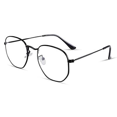 Pro Acme Square Vintage Eyeglasses Non-prescription Clear Lens