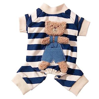 Dog Pajamas for Small Dogs Boy Girl Dog Onesie Jumpsuit Striped Bear Dog  Clothes Cat Clothes Dog Overalls Shirt Dog Sweater Warm Coat Pet Clothes  for Small Dogs Holiday Apparel - Yahoo