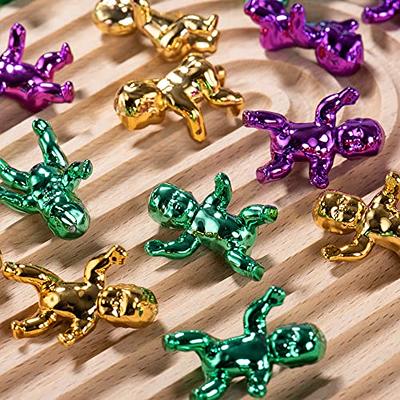 ZZYFGH 60 Mini Plastic Little Babies 12 Colors Tiny Figurines for Baby  Shower Ice Cube Game, Bulk Small King Cake Dolls 1 Inch