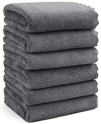 Lchkrep Bathroom Hand Towels (14X30 inch), Home Soft 100% Cotton Super Soft Highly Absorbent Hand Towel for Bath, Hand, Face, Gym and Spa,(Yellow 2