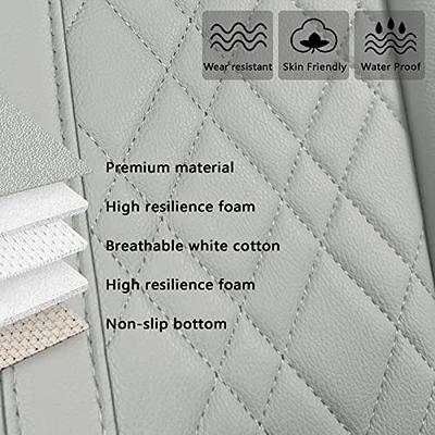 SanQing Car Rear Seat Cushions Luxury PU Leather Car Back Seat Covers  Universal Protector for Car Seat Bottoms Works with 90% Vehicles (Sedan SUV  Truck Mini Van) Anti-Slip(Grey Rear) - Yahoo Shopping