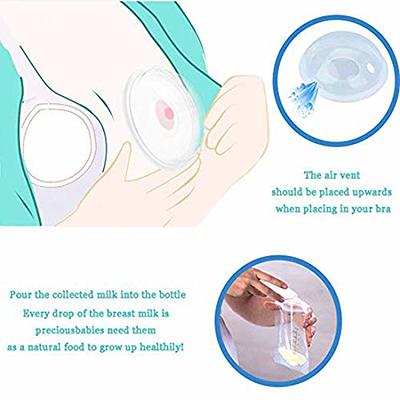 Breast Shells, Nursing Cups, Milk Saver, Protect Sore Nipples for  Breastfeeding, Collect Breastmilk Leaks for Nursing Moms, Soft and Flexible  Silicone