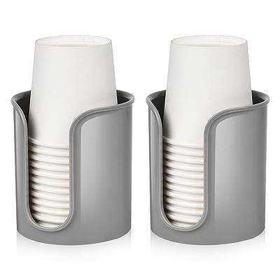 Bathroom Cup Dispenser, Plastic Disposable Paper Cup Holder