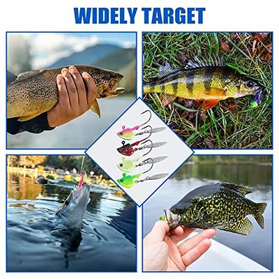 16 Pieces Underspin Jig Heads Fishing Jig Heads Hook with Willow-Shaped  Blade Swimbait Jig Heads Spinner for Bait Lure Freshwater Fishing Saltwater  Fishing (Multi-Color,14 g/ 1/2 oz) 