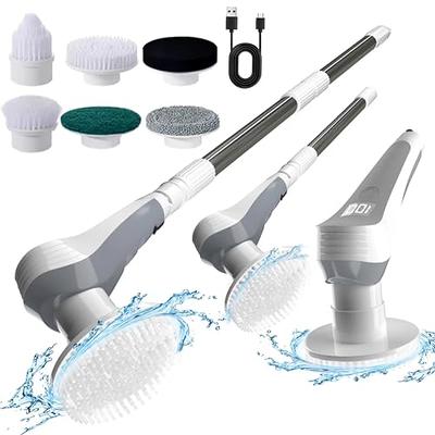 Drillstuff Grout Cleaner Brush Set, Shower Cleaner, Toilet Brush