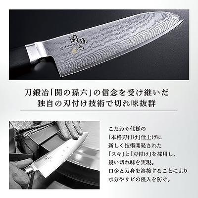 Cangshan Haku Damascus Steak Knife Set w/Walnut Box S/4