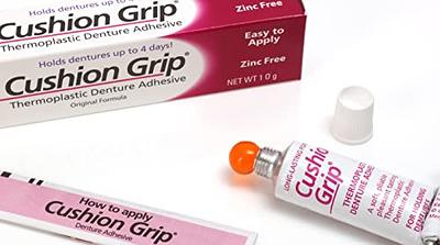 Cushion Grip Adhesive - Denture Adhesive - Cushion Grip - Cushion