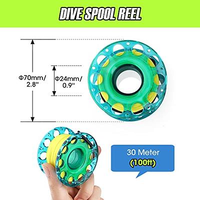 Scuba Diving SMB Surface Marker Buoy Signal Tube with Dive Reel Spool  Safety Gear Various Colors 