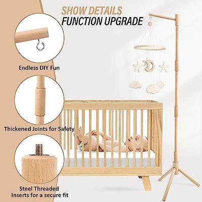 Crib Mobile Hanger, Cot Mobile Hanger, Mobile Attachment Arm, Baby