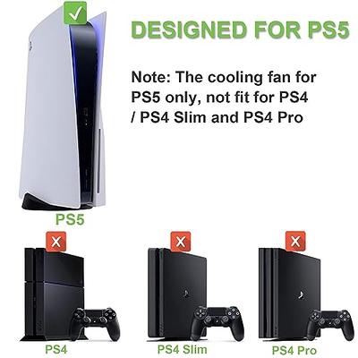 PS5 Slim Cooling Fan For PS5 Slim Disc/Digital Console Cooler Fan LED + USB  3.0