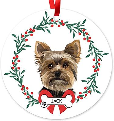 Yorkshire Terrier Dog Christmas Stocking