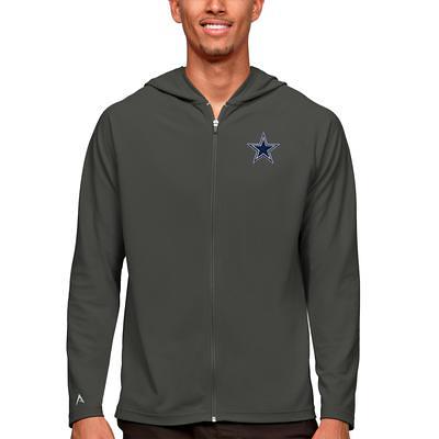 Dallas Cowboys Sideline Men's Nike NFL 1/2-Zip Hooded Jacket.