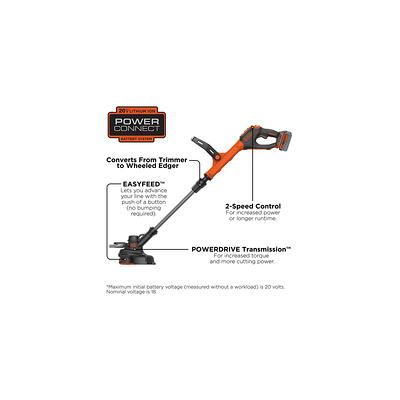  BLACK+DECKER 60V MAX String Trimmer Kit with EASYFEED