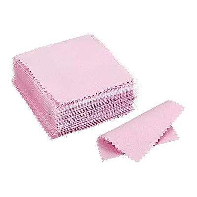 50pcs Jewelry Cleaning Cloth Polishing Cloth for Sterling Silver Gold  Platinum 8*8cm