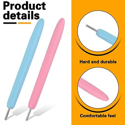 Craft Weeding Tool, Weeding Pen Pin With LED Light, Lighted DIY Crafting  Tool with Pin Hook, Fine Point Weeding Tool Glitter, Comfort Grip Stainless