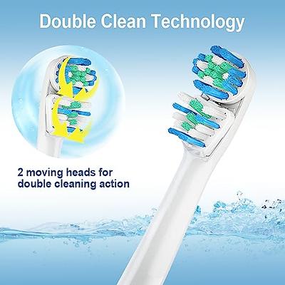 Replacement Brush Heads Compatible with Oral B Braun Electric Toothbrushes,  4PCS, Small Round Head Replace for Daily Clean, for Pro and Smart Series