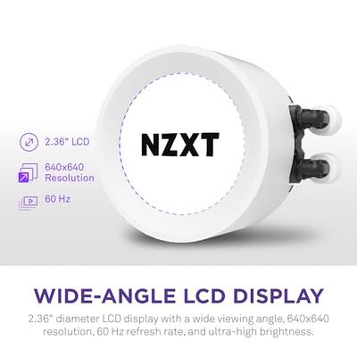 NZXT Kraken 360 RGB - 360mm AIO CPU Liquid Cooler - RL-KR360-W1 -  Customizable 1.54 Square LCD Display for Images, Performance Metrics 