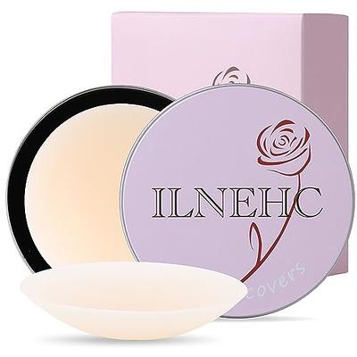 ilnehc Nipple Covers for Women, Reusable Adhesive Silicone Nipple