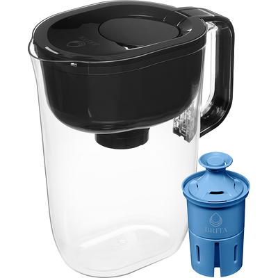 Brita Metro Water Filter Pitcher, BPA-Free Water Pitcher, Replaces 1,800  Plastic Water Bottles a Year, Lasts Two Months or 40 Gallons, Includes 1