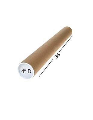 TubeeQueen Mailing Tubes with Caps, 4 inch X 36 inch usable length (2 Piece  Pack) - Yahoo Shopping