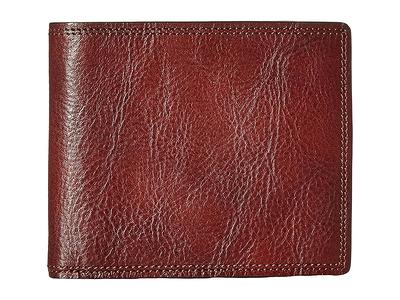 Bosca Old Leather Dolce Deluxe Front Pocket Wallet - Amber