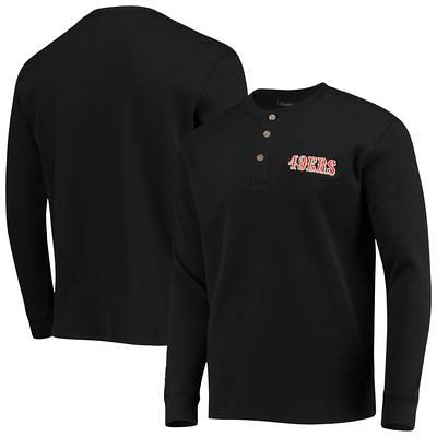 San Francisco 49ers Antigua Women's Maverick Long Sleeve Henley T-Shirt -  Scarlet