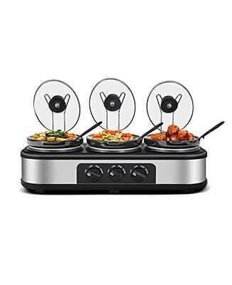  Crock-Pot 6 Quart Programmable Slow Cooker and Food Warmer  Works with Alexa, Stainless Steel (2139005): Home & Kitchen