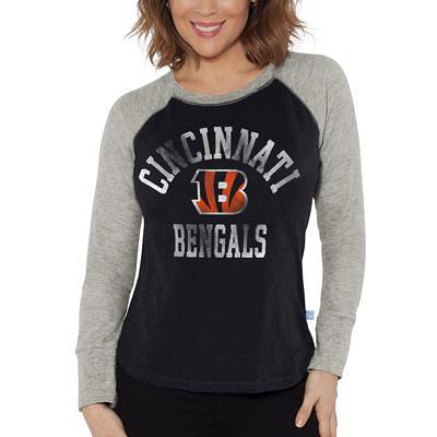 New York Mets G-III 4Her by Carl Banks Women's Smash Raglan Long Sleeve T- Shirt - Royal/Orange