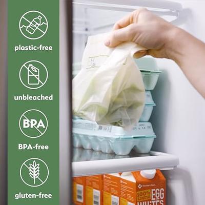 100% Compostable Food Storage Bags [Quart 100 Pack] Eco-Friendly Freezer  Bags, Resealable Bags, Heavy-Duty, Reusable, Off-White by Earth's Natural  Alternative - Yahoo Shopping