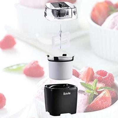 1.5L Capacity Ice Cream Maker Homemade Ice Cream Maker for Kids Stainless  Steel