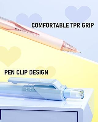 TIESOME Pen-Style Erasers, 2 Pcs Retractable Mechanical Eraser Pens with 6  Pcs Replacement Eraser Refills, Retractable Eraser Mechanical Eraser, Click