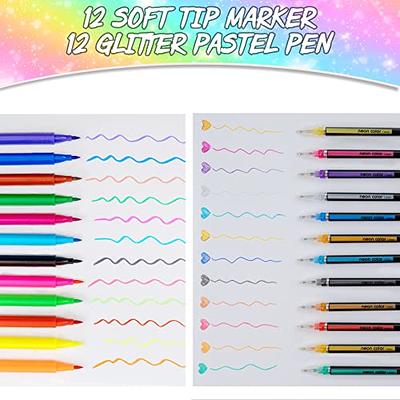 FTBox 72 PCS Unicorn Markers Set with Pencil Case, Acrylic Marker, Pencils,  Twistable Crayons, Glitter Pen, Perfect Art Supplies Christmas Gift for Girls  Ages 4-6-8 - Yahoo Shopping